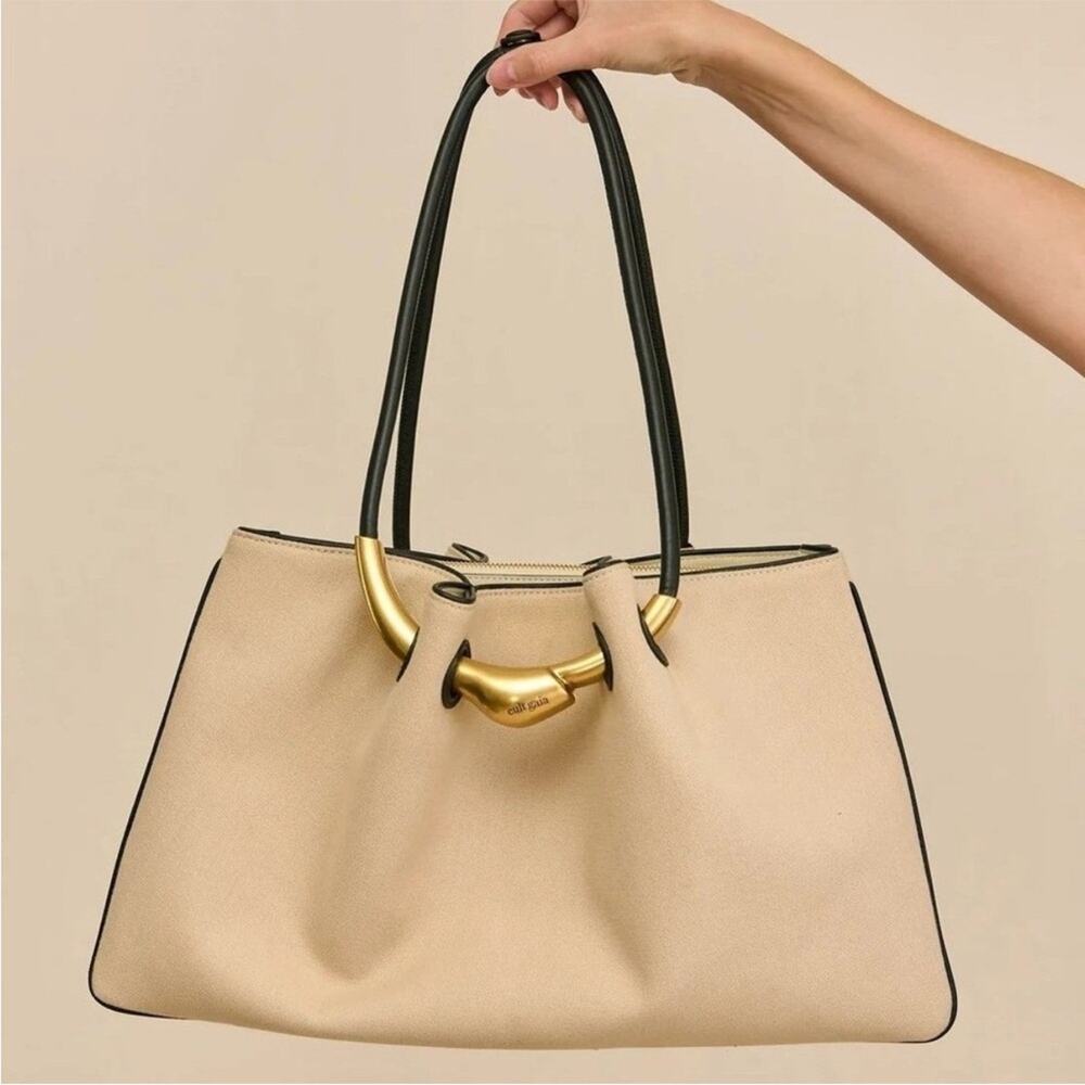 Cult Gaia Asa Satchel Shoulder Bag in Beach